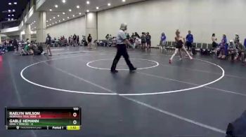 100 lbs Round 8 (10 Team) - Gable Hemann, Iowa T-Wrecks vs Raelyn Wilson, Nebraska Tidal Wave