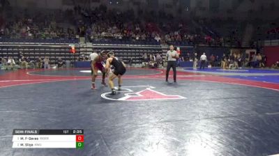 184 lbs Semifinal - Michale Fagg-Daves, Rider vs Mitch Sliga, Northwestern