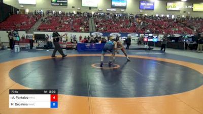 70 kg Rnd Of 16 - Alec Pantaleo, Michigan Regional Training Center vs Mike Depalma, TMWC