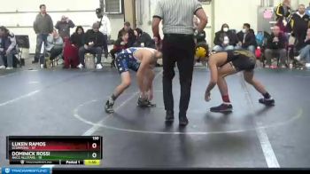 130 lbs Round 3 (6 Team) - Dominick Rossi, AACo Allstars vs Luken Ramos, Scorpions