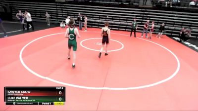 123 lbs Cons. Round 2 - Sawyer Grow, Mountain View vs Luke Palmer, Green Canyon High School