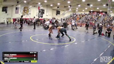 113 lbs Quarterfinal - Issac Torres, St John Bosco vs Ben Cordero, San Dimas