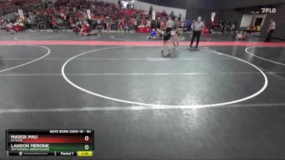 90 lbs Semifinal - Madox Mau, RT Elite vs Landon Meronk, Wittenberg-Birnamwood