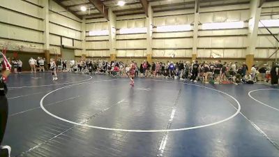 100 lbs Round 2 - Kinlee Brandley, Fremont Wrestling Club vs Emily Shoemaker, JWC