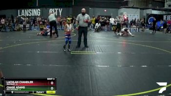 50 lbs Round 1 (4 Team) - Chase Adams, Mat Psychos vs Lachlan Chandler, Bad Bass