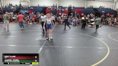 76/85 Round 1 - Kent Clark, C2X vs Gabriel Daniel, Pelion Youth Wrestling