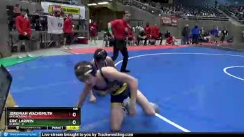 106 lbs Round 1 (4 Team) - Jeremiah Wachsmuth, 6A Clackamas vs Eric Larwin, 6A Bend