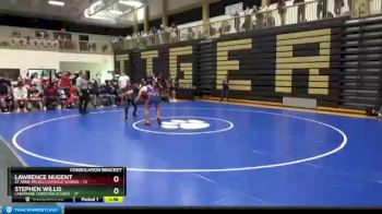 145 lbs Semis & 1st Wb (8 Team) - Stephen Willis, Landmark Christian School vs Lawrence Nugent, St Anne Pacelli Catholic School