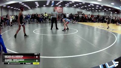 108 lbs Cons. Round 4 - Gabriel Hernandez, Clinic Wrestling FXBG vs Nicholas Carreon, Smithfield Youth Wrestling