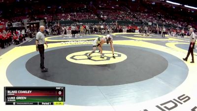 D1-106 lbs Cons. Round 1 - Luke Green, Aurora vs Blake Coakley, Logan