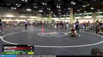 120 lbs Round 5 (10 Team) - Adison Musser, DREAM TEAM vs Gracie Leslie, Beauty And The Creason Iowa