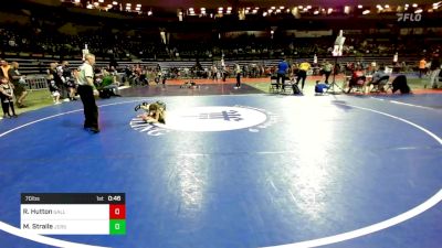 70 lbs Consi Of 8 #2 - Roman Hutton, Galloway Mustangs vs Mason Straile, Jersey 74