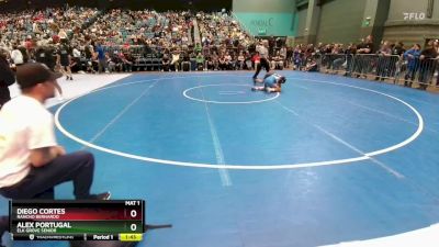 106 lbs Champ. Round 3 - Alex Portugal, Elk Grove Senior vs Diego Cortes, Rancho Bernardo