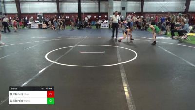 66 lbs Semifinal - Brandon Flamini, Cranford vs Cannon Mercier, Pursuit