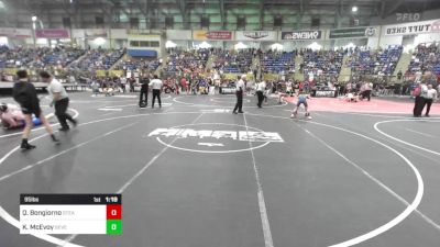 95 lbs Round Of 32 - Quinten Bongiorno, Steamboat Sailors vs Kayden McEvoy, Severance Middle School