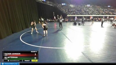 117 lbs Round 3 - Tucker Johnson, Iowa vs Bo Bitterman, Iowa