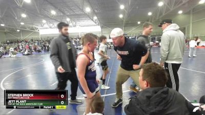 60 lbs Quarterfinal - Jett Plant, Top Of The Rock Wrestling Club vs Stephen Brock, Roy Wrestling Club