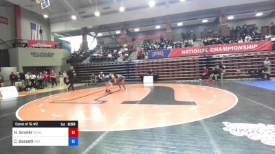 155 lbs Consi Of 16 #2 - Haidyn Snyder, Grand View (Iowa) vs Cydney Bassett, Indiana Tech