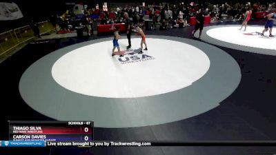 87 lbs Round 2 - Thiago Silva, Red Wave Wrestling vs Carson Davies, Sunkist Kids/Monster Garage