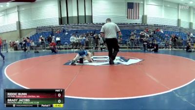 58 lbs 7th Place Match - Brady Jacobs, Michigan West Wrestling Club vs Riddic Bunn, Victory Wrestling-Central WA