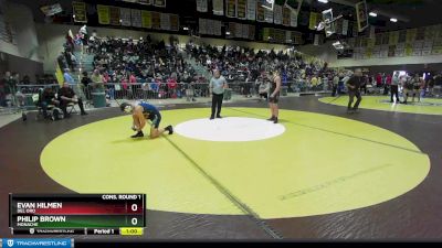 170 lbs Cons. Round 1 - Evan Hilmen, Del Oro vs Philip Brown, Monache