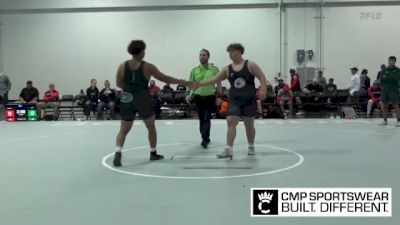 285 lbs Round 1 (4 Team) - Zayne Candelaria, Black Mambas vs Adam Farha, Poway