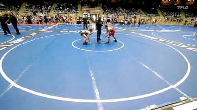 112 lbs 3rd Place - Jaxon Monk, Fort Gibson Youth Wrestling vs Brooklyn Church, Wagoner Takedown Club