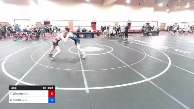 70 kg Cons 8 #1 - Ty Whalen, New Jersey vs Kaemen Smith, Navy Wrestling Club