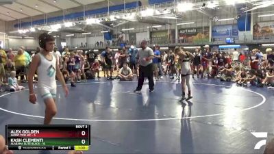 75 lbs Quarterfinals (8 Team) - Kash Clementi, Alabama Elite Black vs Alex Golden, Short Time WC