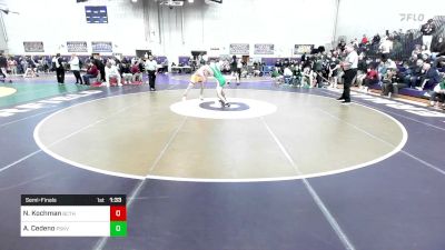 138 lbs Semifinal - Noah Kochman, Bergen Catholic vs Antonio Cedeno, Pascack Valley