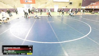 118 lbs Cons. Round 2 - Georgiana Wallace, Indiana vs Deja Ireland, MATPAC Wrestling Club