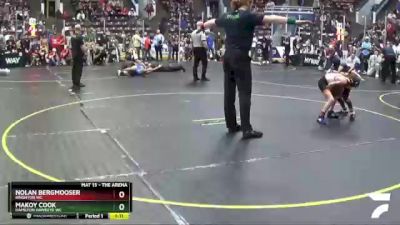 57 lbs 7th Place Match - Nolan Bergmooser, Brighton WC vs Makoy Cook, Hamilton Hawkeye WC