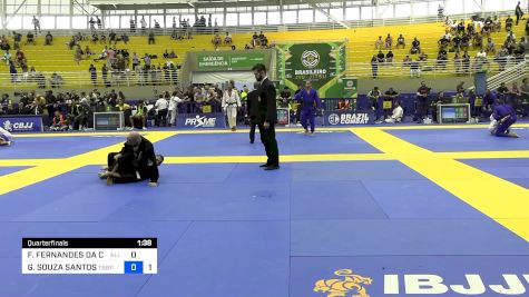 FRANCIELIO FERNANDES DA COSTA vs GIBSON SOUZA SANTOS 2024 Brasileiro Jiu-Jitsu IBJJF