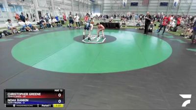 106 lbs 2nd Wrestleback (16 Team) - Christopher Greene, Team Florida vs Noah Rankin, Team Virginia