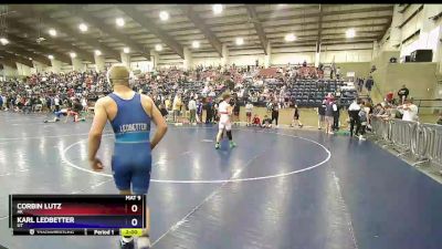 130 lbs Cons. Semi - Corbin Lutz, AK vs Karl Ledbetter, UT