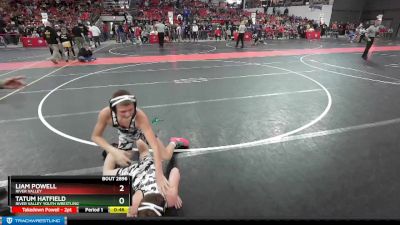 130 lbs Cons. Round 5 - Liam Powell, River Valley vs Tatum Hatfield, River Valley Youth Wrestling