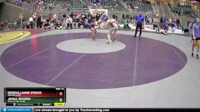 144 lbs Semifinal - Kendallanne Ifenuk, Unaffiliated vs Jenna Rogers, Dallas Mat Club