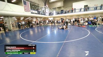 114 lbs Cons. Semi - Uriah Anderson, Delta Wrestling Club vs Cole Kuntz, Southern Idaho Training Center