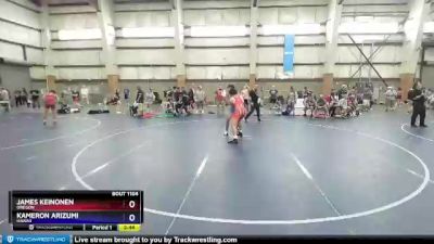 170 lbs Quarterfinal - James Keinonen, Oregon vs Kameron Arizumi, Hawaii