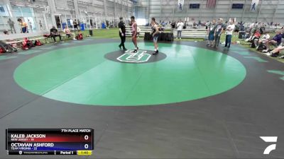 170 lbs Placement Matches (8 Team) - Kaleb Jackson, New Jersey vs Octavian Ashford, Team Virginia