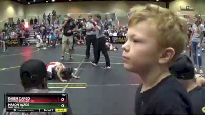 60 lbs Round 1 (6 Team) - Mason Wade, SWAT Gold vs Kasen Cargo, Backyard Brawlers