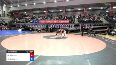 143 lbs Quarterfinal - Madison Diaz, Grand View (Iowa) vs Alexandra Lopez, Menlo (Calif.)