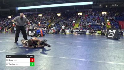 80 lbs Round Of 32 - Bryce Reber, Mifflinburg vs Raymond Wesling, South Park