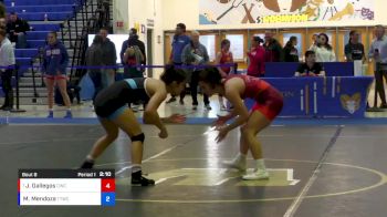 53 lbs Champ. Round 1 - Jaslynn Gallegos, Cardinal Wrestling Club vs Melanie Mendoza, Team Tornado Wrestling Club