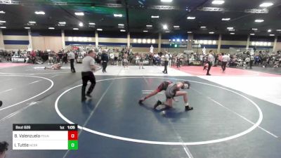 102 lbs Round Of 32 - Brandon Valenzuela, Pounders WC vs Isaiah Tuttle, Nebraska Wr Acd