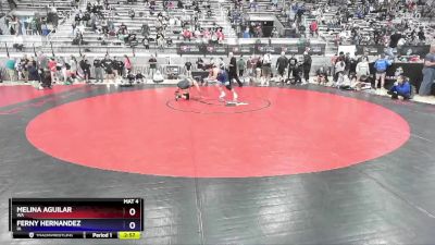 68 lbs Champ. Round 1 - Melina Aguilar, WA vs Ferny Hernandez, IA