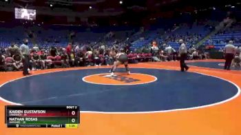 220 lbs Quarterfinals (8 Team) - Nathan Rosas, Harvard vs Kaiden Gustafson, Sandwich