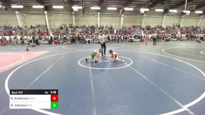 74 lbs Rr Rnd 3 - Braedyn Anderson, Western Colorado WC vs Brayden Johnson, Pikes Peak Warriors