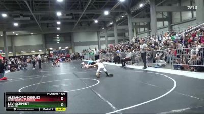 100 lbs Cons. Round 2 - Alejandro Dieguez, South Central Punishers vs Levi Schmidt, Brawlers