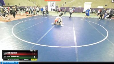 152 lbs Cons. Round 4 - Jacob Hiland, IA vs Blake Johnson, IA